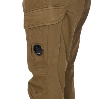 C.p. Company Cargo Pants Multiple Pockets In Green