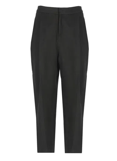 Elisabetta Franchi Viscose And Linen Pants