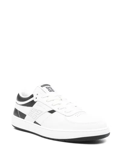 Givenchy G Move Low-top Sneakers In Calf Leather In White
