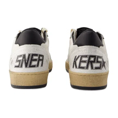 Golden Goose Deluxe Brand Men Ball Star Low-top Leather Sneakers In White