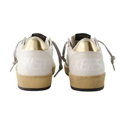 Golden Goose Ballstar Sneakers In Neutral
