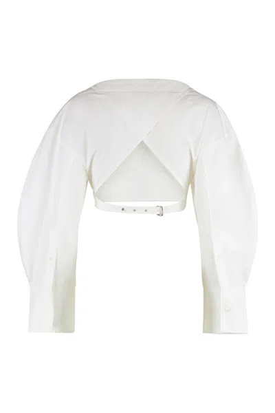 Jacquemus Cotton Blouse In White