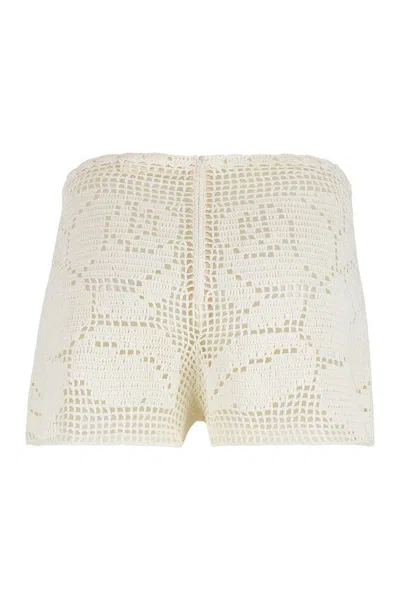 Magda Butrym Knitted Crochet Shorts
