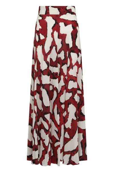 Marinella Piccinno Abstract-print Skirt In Multi