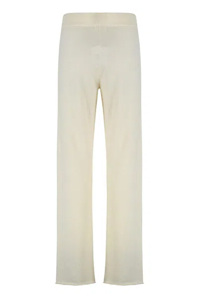 Sablyn Cashmere Drawstring Trousers In Neutral