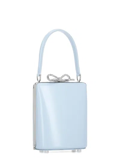 Self-portrait Leather Hand Bag In White