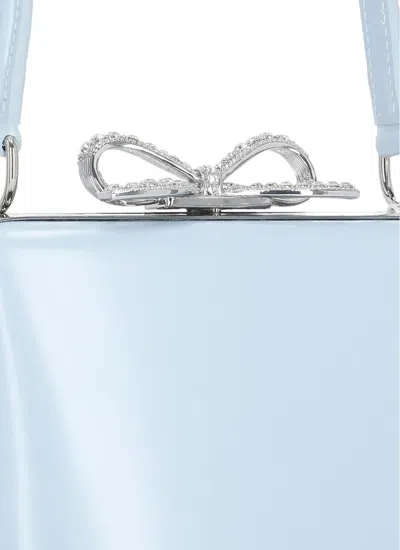 Self-portrait Leather Hand Bag In White