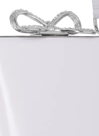 Self-portrait Leather Hand Bag In White