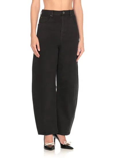 Self-portrait Self Portrait Straight Jeans With Bows