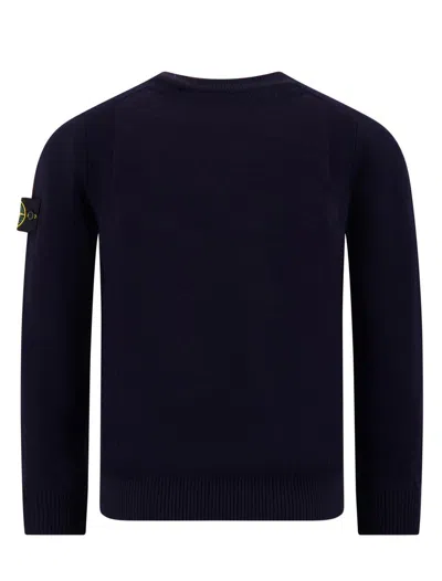 Stone Island Wool Jersey. In Black
