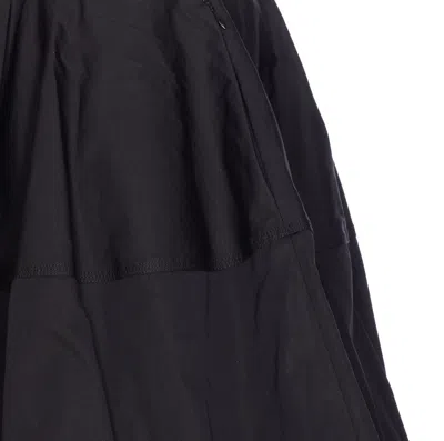Alaïa Balloon Fit Skirt With Gathered Accents In Black