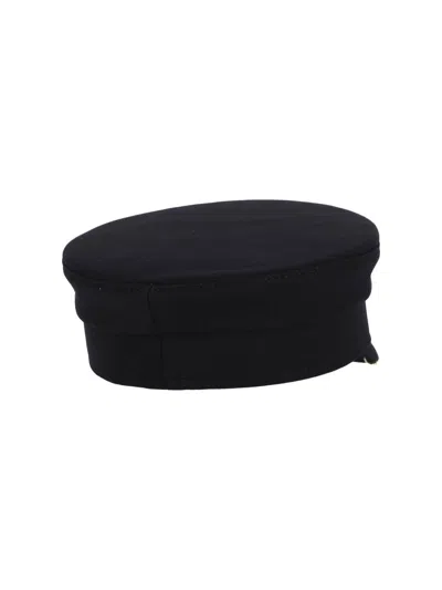 Ruslan Baginskiy Pierced Baker Boy Hat In Black
