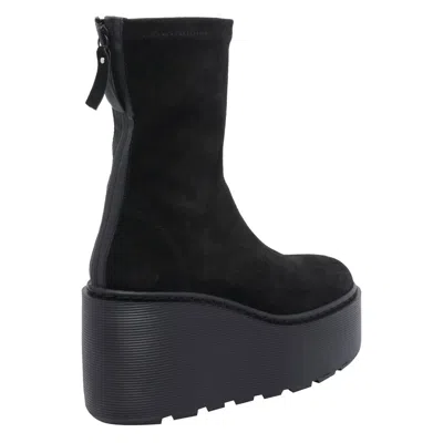 Vic Matie 100mm Stripy Platform Boots In Black