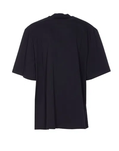 Attico T-shirt Black In Black