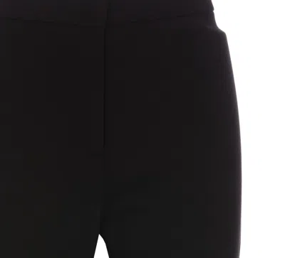 Pinko High-waisted Flared Trousers In Black