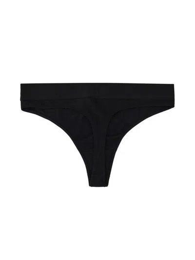 Tom Ford Black Modal Signature Thong In Black