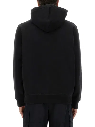 Givenchy Relaxed-fit Black Zip-up Hoodie With Drawstring Hood