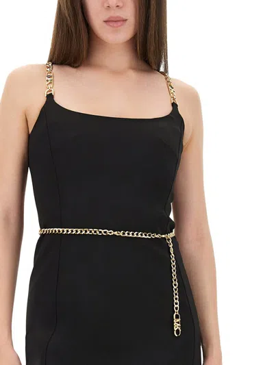 Michael Kors Bustier Minidress With Belt