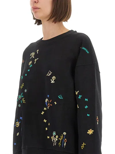 Ps By Paul Smith Ps Paul Smith Sweatshirt With "floral" Embroidery