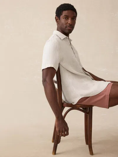 Faherty Short-sleeve Palma Linen Shirt