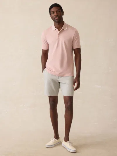 Faherty Short-sleeve Movement Pique Polo Shirt