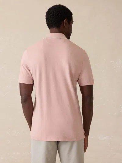 Faherty Short-sleeve Movement Pique Polo Shirt