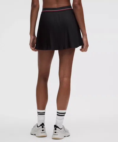 Lululemon Logo-waist Micro-pleat Mid-rise Tennis Skirt