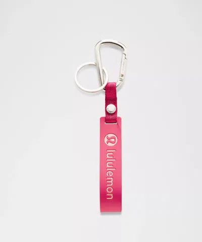 Lululemon Silicone Keychain
