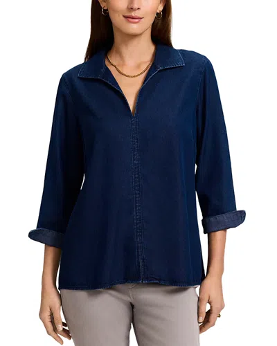 Foxcroft Agnes Denim Shirt