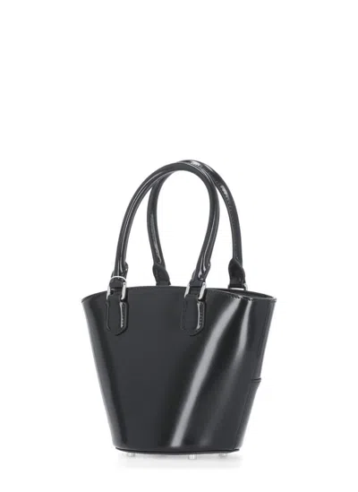 Self-portrait Leather Shoulder Bag With Charms