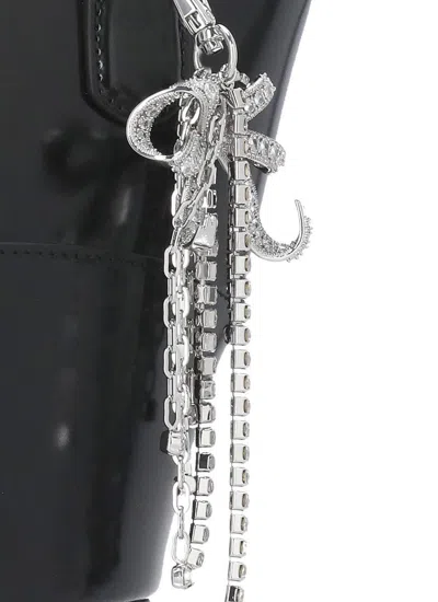 Self-portrait Leather Shoulder Bag With Charms