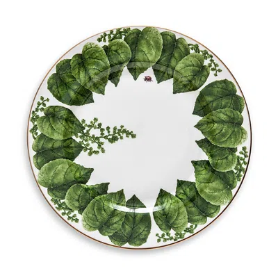 Halcyon Days Al Fresco Dinner Plate In Green