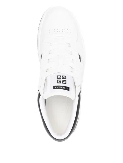 Givenchy G Move Low-top Sneakers In Calf Leather In White