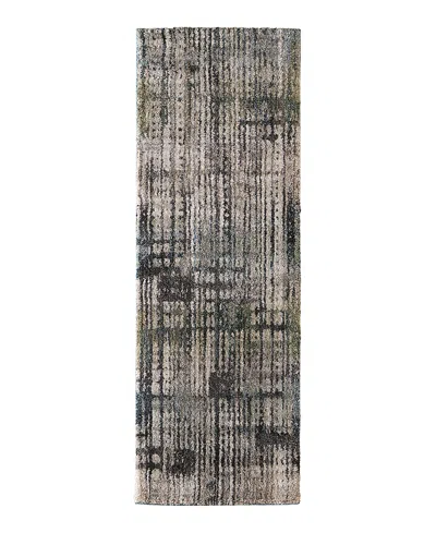 Feizy Skyview 39qbf Runner Area Rug, 2'6 X 7'3 In Gray