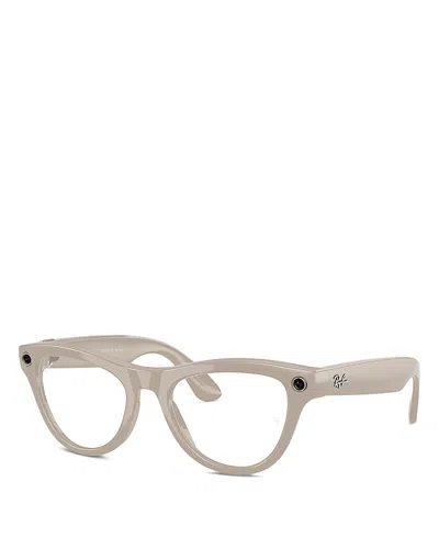 Ray Ban Ray-ban Meta Skyler Cat Eye Ai Glasses, 52mm
