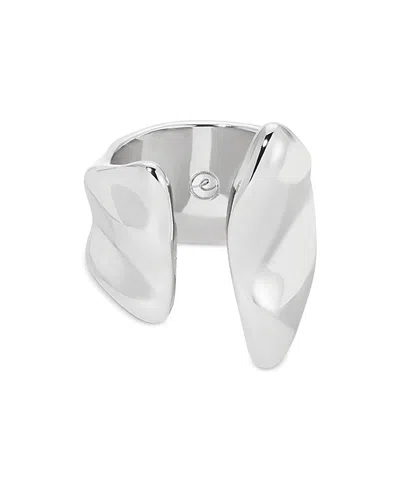 Ettika Liquid Luxe Open Ring In Metallic