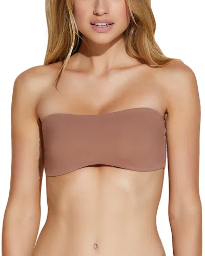 Cosabella Free Cut Bandeau Bra In Brown