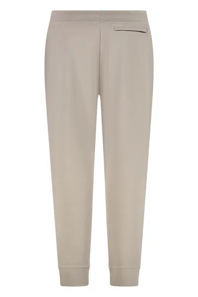 Canada Goose Cotton Track-pants With Ribbed Cuffs In Gray