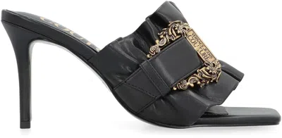 Versace Jeans Couture Emily Mules In Black