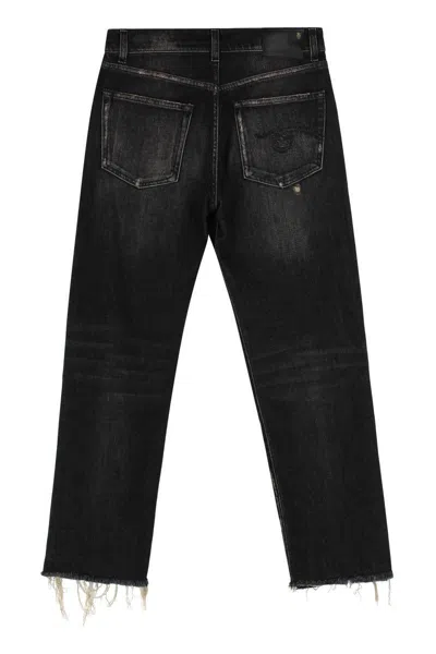R13 Boyfriend Jeans In Black