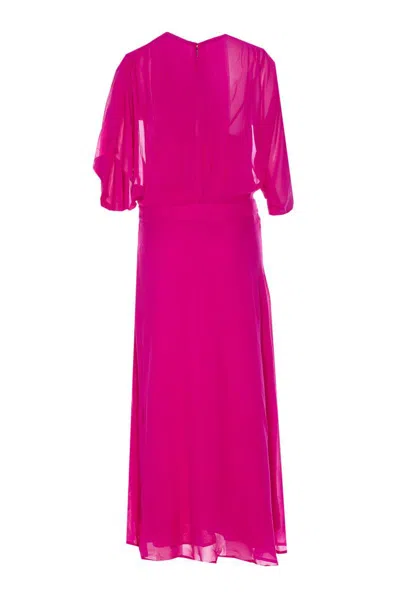 Essentiel Antwerp Hikart Maxi Dress In Pink
