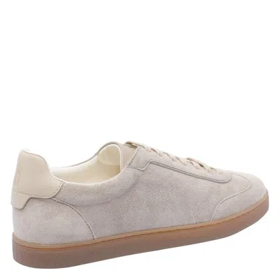 Brunello Cucinelli Suede Sneakers For Sophisticated Comfort In Nude