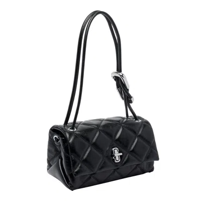 Marc Jacobs The Mini Dual Chain Diamond Quilted Leather Shoulder Bag