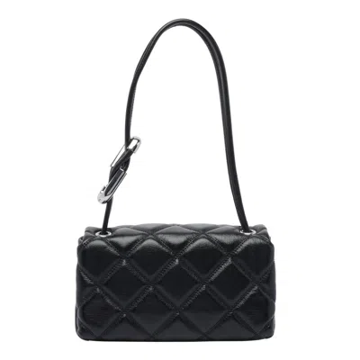 Marc Jacobs The Mini Dual Chain Diamond Quilted Leather Shoulder Bag