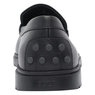 Tod's Flat Shoes In Black