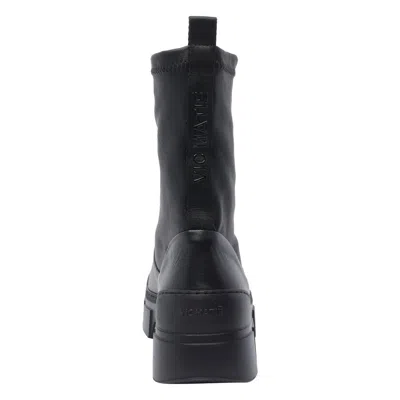 Vic Matie Round Toe Boots In Black
