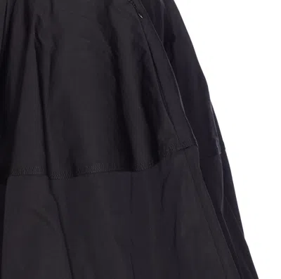 Alaïa Balloon Fit Skirt With Gathered Accents In Black