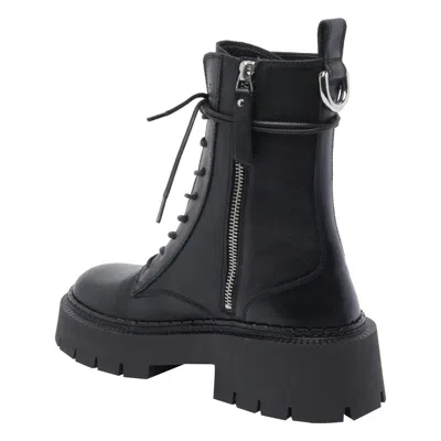 Vic Matie Round Toe Ankle Boots In Black