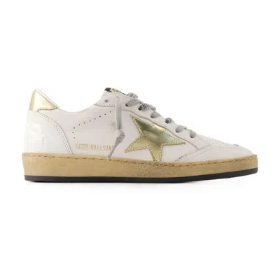 Golden Goose Ballstar Sneakers In Neutral