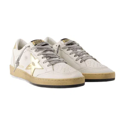 Golden Goose Ballstar Sneakers In Neutral